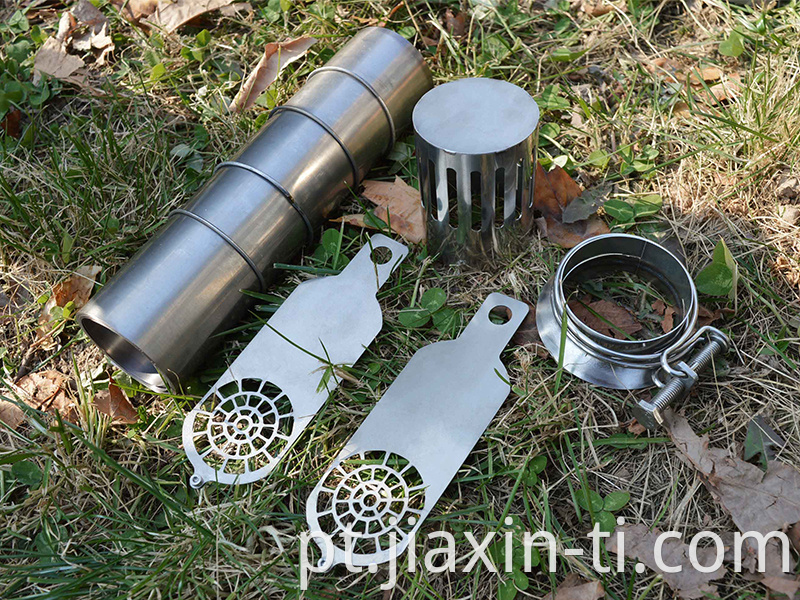 Titanium camping stove